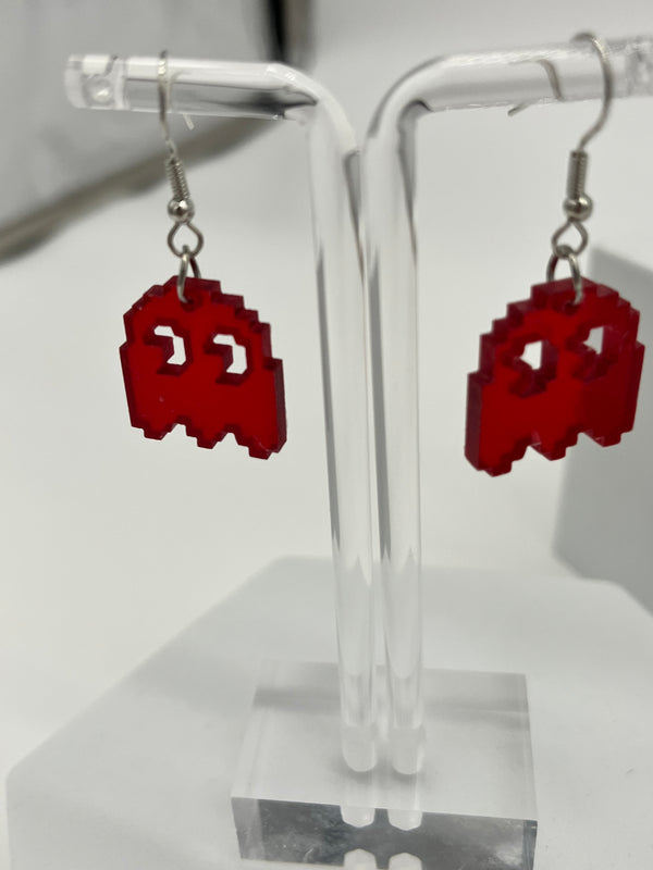 80’s Retro Pac-Man Earrings Set