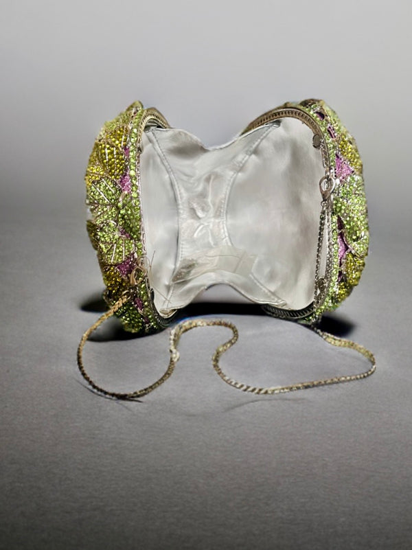Rhinestone Handmade Bags-Grape and Apple