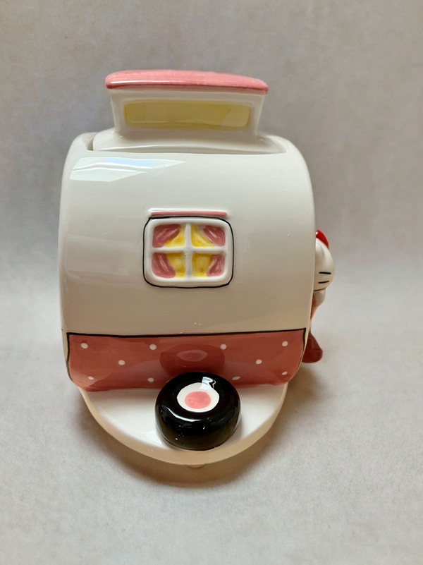 Hello Kitty Retro Camper Cookie Jar-Blue Sky Clayworks