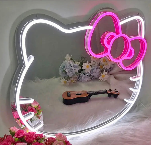 Hello Kitty-Neon Mirror