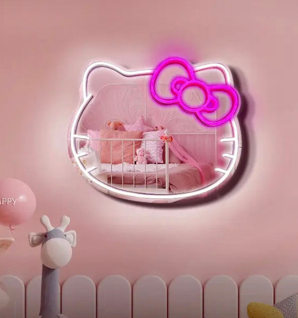 Hello Kitty-Neon Mirror