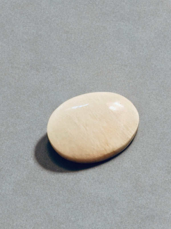 Natural Moonstone Palm Stone Crystal Healing Energy 