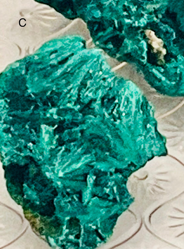 Natural Fibrous Malachite