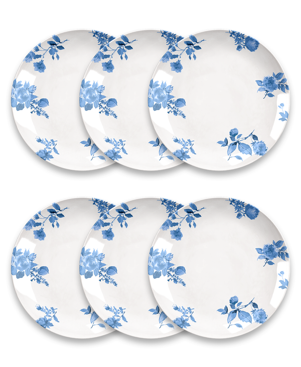 Cottage Blue Rose-Dinnerware-Melamine