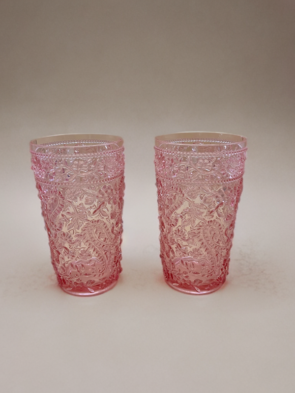 Paisley Acrylic Pitcher and Cups