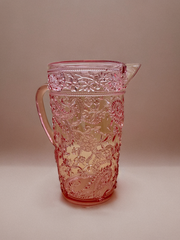 Paisley Acrylic Pitcher and Cups
