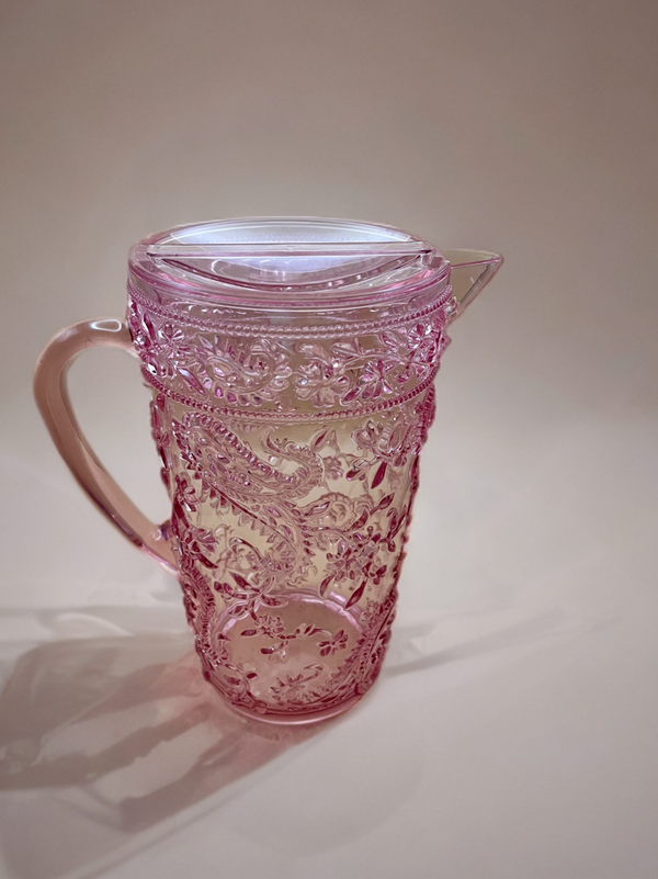 Paisley Acrylic Pitcher and Cups