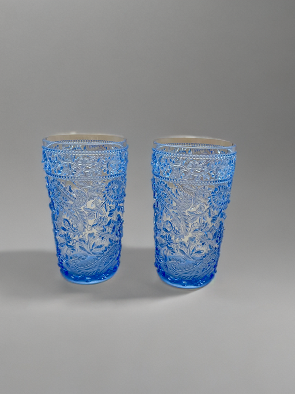 Paisley Acrylic Pitcher and Cups