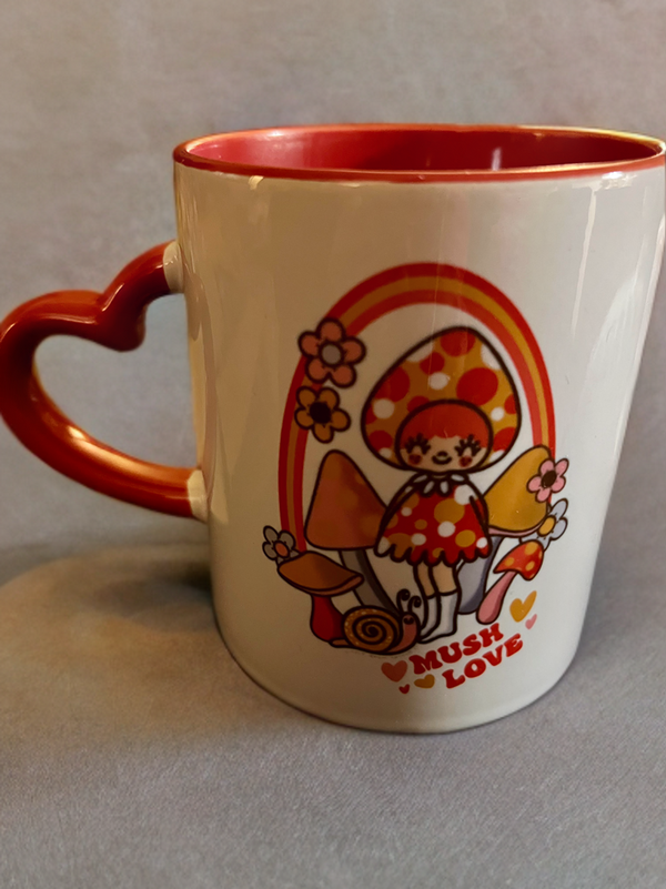 Mush Love Red Heart-Mug