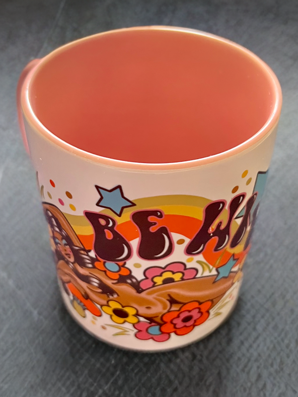 Retro Be Wild Pink Mug