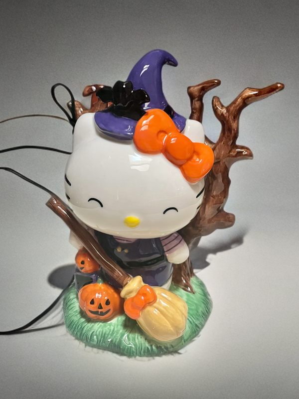 Hello Kitty Halloween Witch Figurine