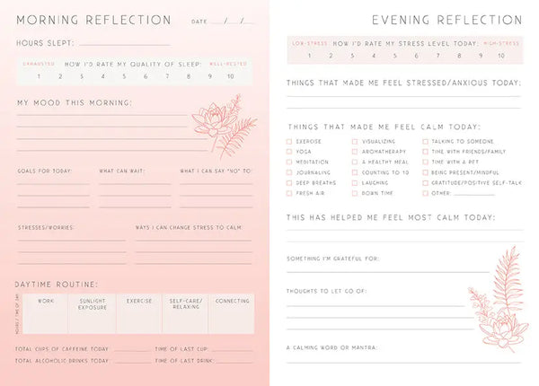 Journaling - Calm: A Day and Night Reflection Journal