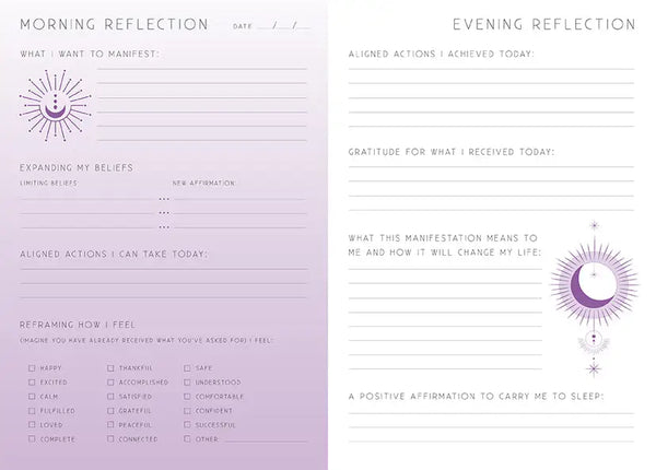 Journaling - Manifesting: A Day and Night Reflection