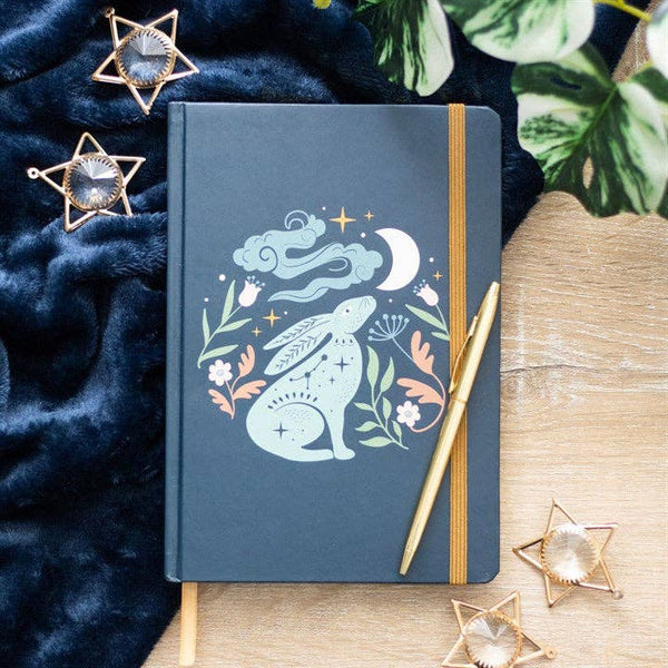 Mystical Midnight Hare Journal/Notebook