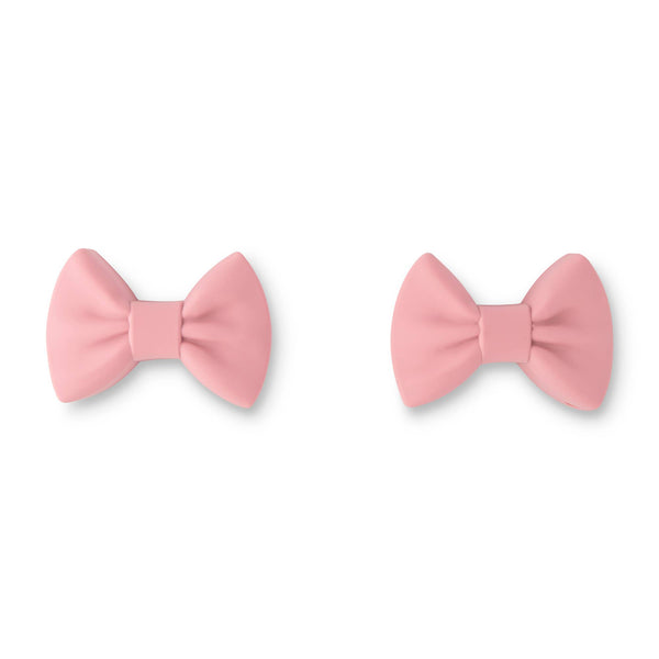 Bow Pot Holders 2pk - Vintage Pink