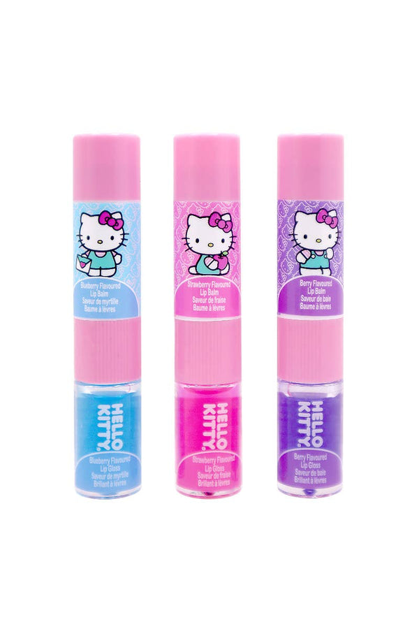 Hello Kitty Lip Balm & Gloss Set with Case