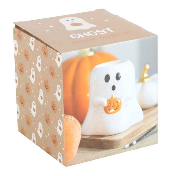 Ghost with Pumpkin-Oil Burner