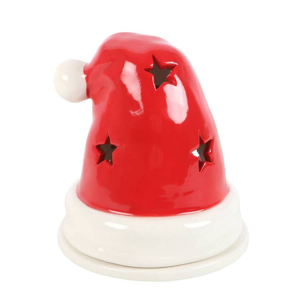 Christmas Santa Hat Incense Cone Burner and Tealight Holder