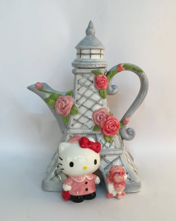 Blue Sky Clayworks - Hello Kitty Bonjour Paris Teapot