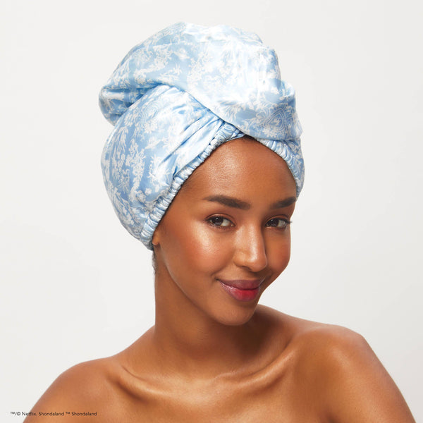 KITSCH - Kitsch x Bridgerton Satin Wrapped Hair Towel / Toile De