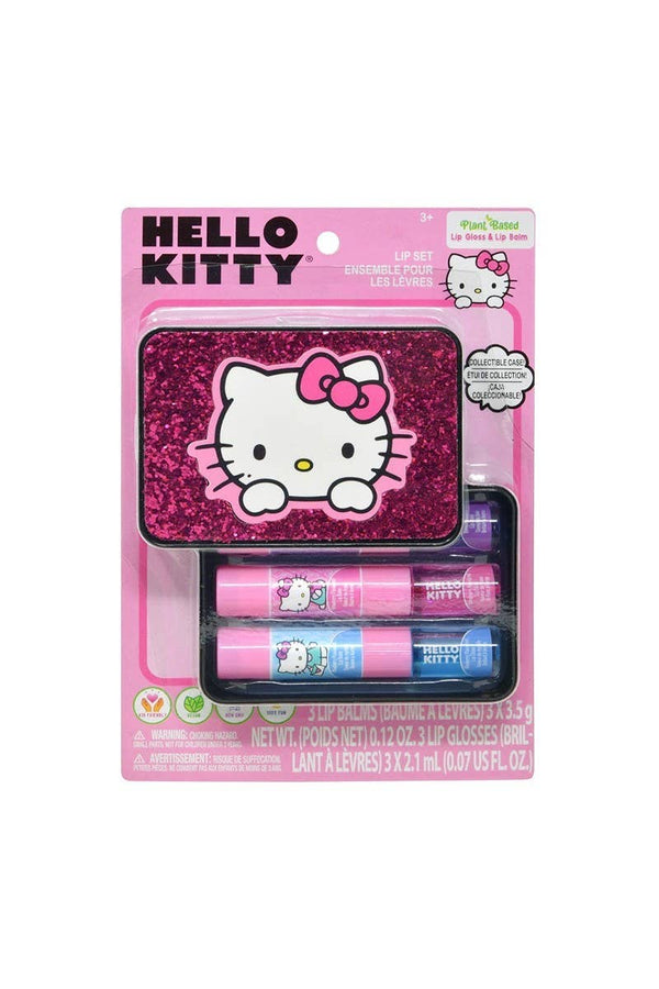 Hello Kitty Lip Balm & Gloss Set with Case