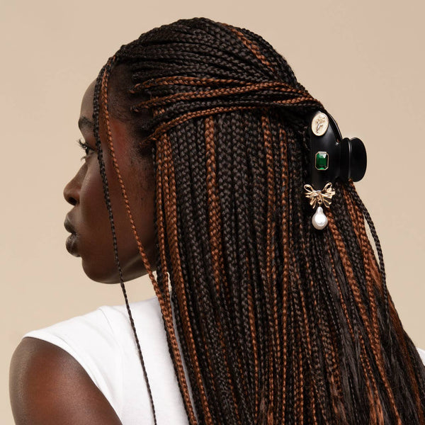 KITSCH - KitschPop™️ Curved Claw Clip 7pc Set Vintage - Black