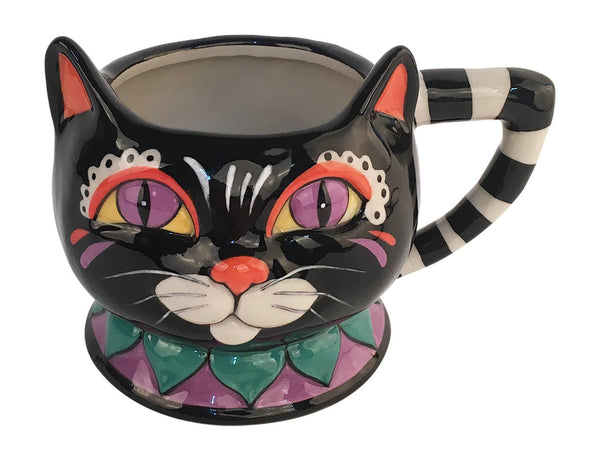 BLACK CAT MUG-Blue Sky Clayworks