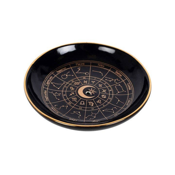 Astrology Wheel Incense Holder Plate