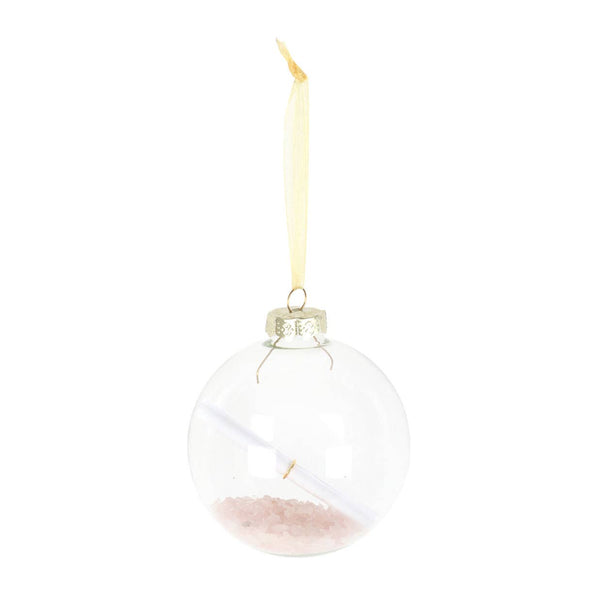 Rose Quartz Manifestation Christmas Bauble Ornament Kit