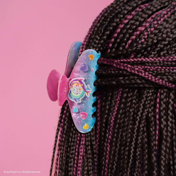 KITSCH - Lisa Frank x Kitsch Glitter Claw Clip in Dancing Dolphins™