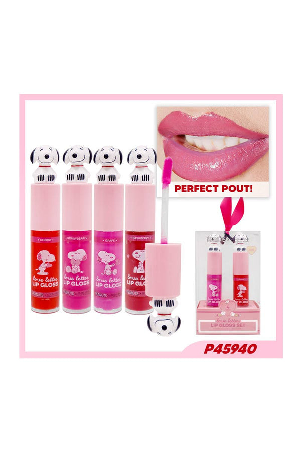 Peanuts Love Letter Lip Gloss Set