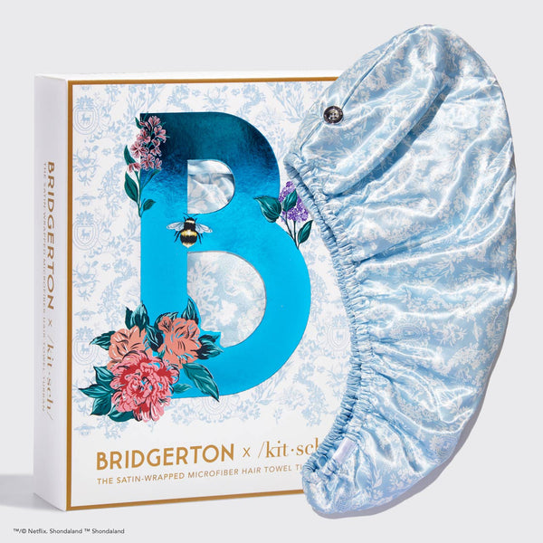 KITSCH - Kitsch x Bridgerton Satin Wrapped Hair Towel / Toile De
