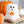 Ghost with Pumpkin-Oil Burner