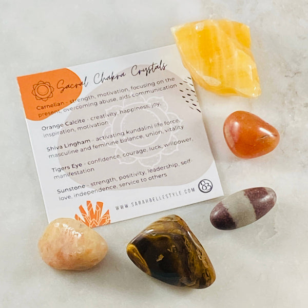 Healing Crystals- Sacral Chakra Crystals