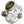 Crystal Ring - Labradorite & Blue Topaz Sterling Silver Split Shank Ring