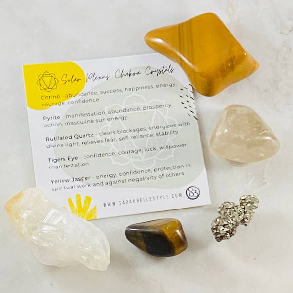 Healing Crystals- Solar Plexus Chakra