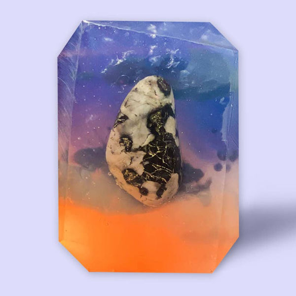 Crystal Bar Soap - Power of Now (Sagittarius) - 7 oz Zodiac Crystal Bar Soap